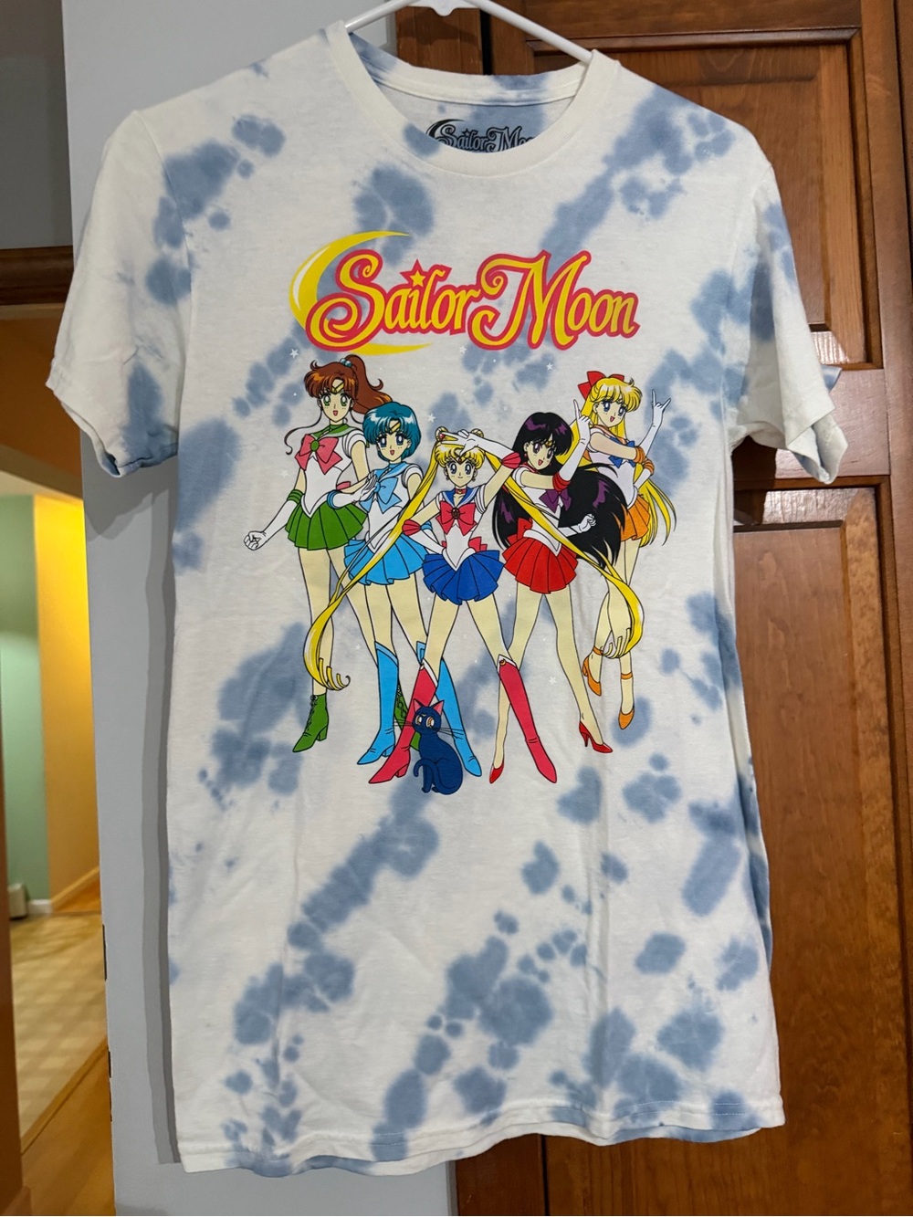 Sailor Moon Tie-Dye Graphic Tee Unisex Men’s S Small